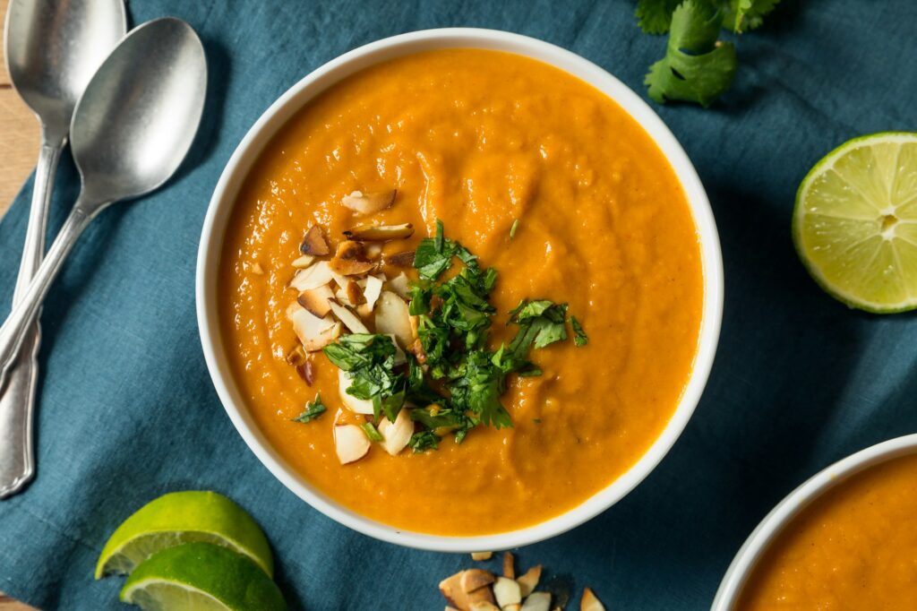 Homemade Thai Sweet Potato Soup