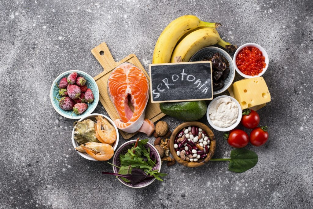 Food for good mood and happiness